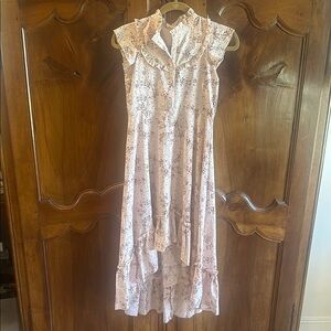Joyfolie Floral Ruffle Sleeveless Dress, size 10